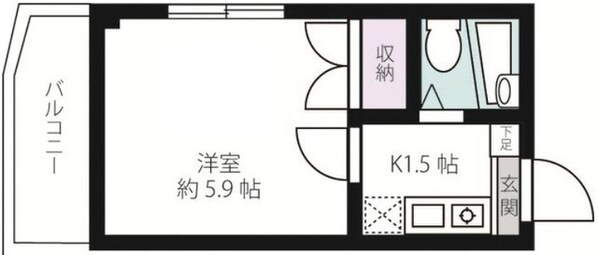 ハーモニー三田の物件間取画像